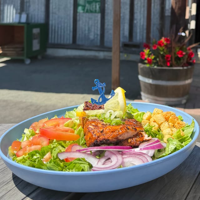 Blackened Salmon Salad.